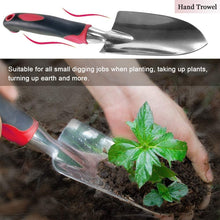 Load image into Gallery viewer, Garden Tools Set 5 Piece Digging And Plating Best Gift for Garden Lover, For Horticulturist
