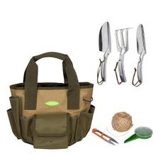 Load image into Gallery viewer, Garden Tools Set &amp; Organizer Convenient For Containg All Tools  Best Gift for Garden Lover, For Horticulturist
