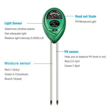Load image into Gallery viewer, Plant Soil Meter 3 in 1 Help You Determine Exactly For Your Plant Best Gift for Garden Lover, For Horticulturist
