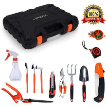 Load image into Gallery viewer, Garden Tools Set 12 Pieces Make Your Garden Work Became More Easily And Safety Gift For Gardeners
