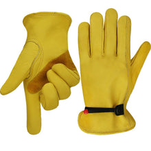 Load image into Gallery viewer, Leather Work Gloves Protect Your Hands Gift For Garden Lovers
