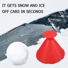 Load image into Gallery viewer, Cone Shaped Ice Scraper Magic Cone-Shaped Ice Funnel Snow Removal Tools Snow Breaker Best Gift For Your Car
