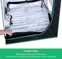 Load image into Gallery viewer, Hydroponic Plant Growing Tent With Observation Window And Floor Tray for Indoor Plant Growing
