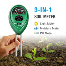 Load image into Gallery viewer, Plant Soil Meter 3 in 1 Help You Determine Exactly For Your Plant Best Gift for Garden Lover, For Horticulturist
