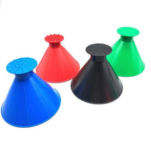 Load image into Gallery viewer, Cone Shaped Ice Scraper Magic Cone-Shaped Ice Funnel Snow Removal Tools Snow Breaker Best Gift For Your Car
