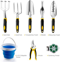Load image into Gallery viewer, Garden Tools Set Heavy Duty Gardening Hand Tools Set For Garden Lover

