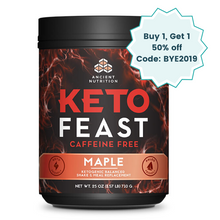 Load image into Gallery viewer, Keto FEAST - Maple (Caffeine Free) Help Release Stored Fat, Promote Healthy Energy Levels, Nourish Cells And Mitochondria
