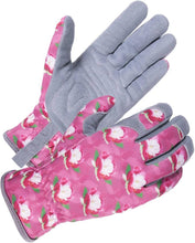 Load image into Gallery viewer, Women Deerskin Gardening Gloves Gift For Garden Lover with Deerskin Leather Suede
