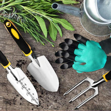 Load image into Gallery viewer, Garden Tools Set 4 Pieces Digging And Plating Best Gift for Garden Lover, For Horticulturist
