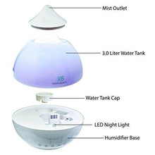 Load image into Gallery viewer, Mistique Ultrasonic Humidifier Crane Ultrasonic Cool Mist Humidifier Filter-Free 1 Gallon for Home Bedroom Baby Nursery and Office
