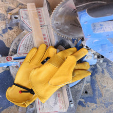 Load image into Gallery viewer, Leather Work Gloves Protect Your Hands Gift For Garden Lovers
