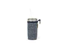 Load image into Gallery viewer, 24oz Venti Mason / Straw Combo Glass - 10" CLASSIC GLASS STRAW - Give Back Goods
