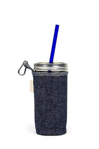 24oz Venti Mason / Straw Combo Glass - 10" CLASSIC GLASS STRAW - Give Back Goods