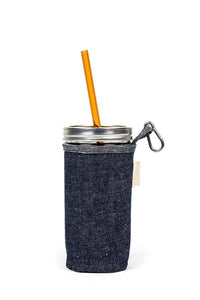 24oz Venti Mason / Straw Combo Glass - 10" CLASSIC GLASS STRAW - Give Back Goods