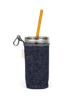 Load image into Gallery viewer, 24oz Venti Mason / Straw Combo Glass - 10" CLASSIC GLASS STRAW - Give Back Goods
