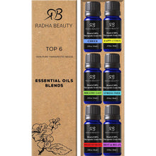 Load image into Gallery viewer, Essential Oil Blend Set For Aromatherapy Custom Massage And Body Oils Diffusers Vaporizers Oil Burners Inhalation Perfume Blends, Spa And Home Care For Home Lovers
