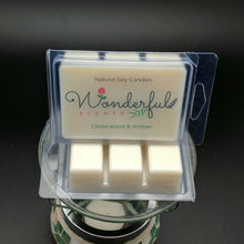Load image into Gallery viewer, Cedarwood and Amber Soy Wax Melt
