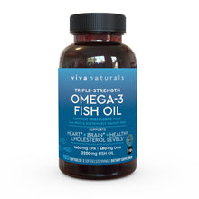 Load image into Gallery viewer, omega 3 fish oil bottle
