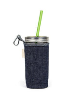Load image into Gallery viewer, 24oz Venti Mason / Straw Combo Glass - 10" CLASSIC GLASS STRAW - Give Back Goods
