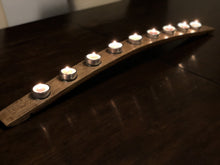 Load image into Gallery viewer, Reclaimed Vino Barrel Candelabra or Menorah Save our Landfills Beauty For Home Decorations
