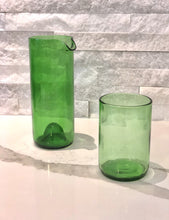 Load image into Gallery viewer, Repurposed Glass Pitchers, Made from Bordeaux Bottles in the USA- Save our landfills! - Give Back Goods
