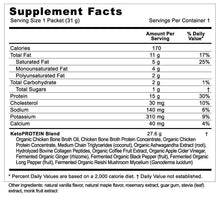 Load image into Gallery viewer, Keto PROTEIN Vanilla - Single Serving 15 Count Boost Muscular Size And Strength, Promote Healthy Testosterone Levels, Promote Healthy Energy
