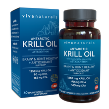 Load image into Gallery viewer, Krill Oil Omega 3 with Astaxanthin DHA Supplements for Joint and Brain Health No Fishy Taste For Beauty Lovers
