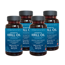 Load image into Gallery viewer, Krill Oil Omega 3 with Astaxanthin DHA Supplements for Joint and Brain Health No Fishy Taste For Beauty Lovers
