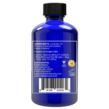Load image into Gallery viewer, Radha Beauty Lavender Oil (4 oz.) Pure Pressed Moisturizing Anti-Aging Treatment for Face Skin Hair Men &amp; Women

