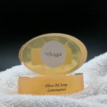 Load image into Gallery viewer, Natural and Pure Olive Oil Soap Scented with Lemongrass Essential Oil
