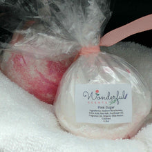 Load image into Gallery viewer, Pink Sugar Bath Bomb 4.5oz 2pk
