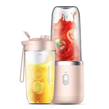Load image into Gallery viewer, Juice Blender Portable Electric Juicer Smoothie Machine Processor Six Blade Mixing Juice
