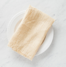 Load image into Gallery viewer, Set Of 4 Hand Woven Stone Washed Linen Dinner Napkins Eco-Friendly Beauty And Health For Cookers
