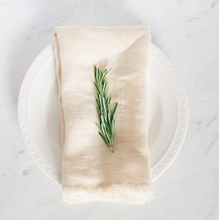 Load image into Gallery viewer, Set Of 4 Hand Woven Stone Washed Linen Dinner Napkins Eco-Friendly Beauty And Health For Cookers

