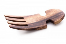 Load image into Gallery viewer, Acacia Wood Salad Hands Utensils - Fair Trade and Sustainably Harvested- Helps Create Jobs and Sustains Communities - Give Back Goods
