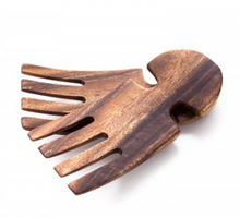 Load image into Gallery viewer, Acacia Wood Salad Hands Utensils - Fair Trade and Sustainably Harvested- Helps Create Jobs and Sustains Communities - Give Back Goods
