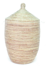 Load image into Gallery viewer, Prayer Mat Hamper/ Basket, White, Fair Trade, Educates Artisans- Eco-Friendly - Give Back Goods
