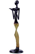 Load image into Gallery viewer, Burkina Enlightenment Bronze Sculpture  - Fair Trade, Educates Artisans- Eco-Friendly - Give Back Goods
