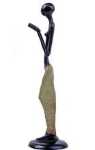 Load image into Gallery viewer, Burkina Enlightenment Bronze Sculpture  - Fair Trade, Educates Artisans- Eco-Friendly - Give Back Goods
