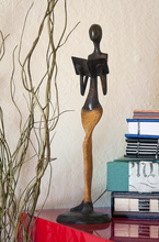 Load image into Gallery viewer, Burkina Enlightenment Bronze Sculpture  - Fair Trade, Educates Artisans- Eco-Friendly - Give Back Goods

