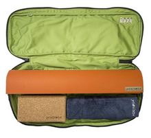 Load image into Gallery viewer, Organic Cotton Canvas Yoga Mat Bag- Protects habitat for chimpanzees in Uganda! - Give Back Goods
