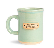Load image into Gallery viewer, Handmade Inspirational  Mugs, USA Made, Provides 1  week of clean water to Africa - Give Back Goods
