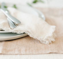 Load image into Gallery viewer, set of 4 Hand Woven Stone washed Linen Placemat (pick your color) - Eco-Friendly, Fair Trade - Give Back Goods
