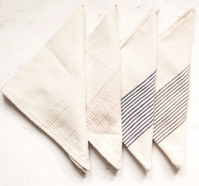 Load image into Gallery viewer, Set of 4- Hand Woven Ethiopian Cotton Dinner Napkins- Riviera- Eco-Friendly, Fair Trade - Give Back Goods
