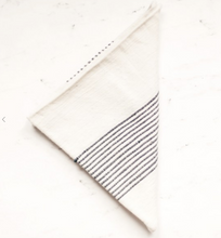 Load image into Gallery viewer, Set of 4- Hand Woven Ethiopian Cotton Dinner Napkins- Riviera- Eco-Friendly, Fair Trade - Give Back Goods
