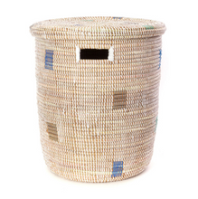 Load image into Gallery viewer, Handwoven Pixel Hamper Laundry Storage Basket (more colors), Fair Trade - Give Back Goods

