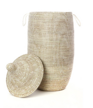 Load image into Gallery viewer, Slender Laurel Hamper/ Basket- Fair Trade, Educates Artisans- Eco-Friendly - Give Back Goods
