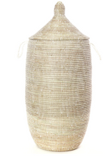 Load image into Gallery viewer, Slender Laurel Hamper/ Basket- Fair Trade, Educates Artisans- Eco-Friendly - Give Back Goods
