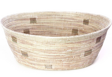 Load image into Gallery viewer, Handmade Senegal White or Grey Oversized Laundry Basket- Fair Trade, Educates Artisans- Eco-Friendly - Give Back Goods
