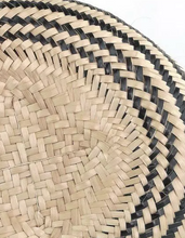 Load image into Gallery viewer, Wayuu Basket Bag - one-of -a kind -  Black &amp; Natural - Hand Crafted- Fair Trade - Give Back Goods
